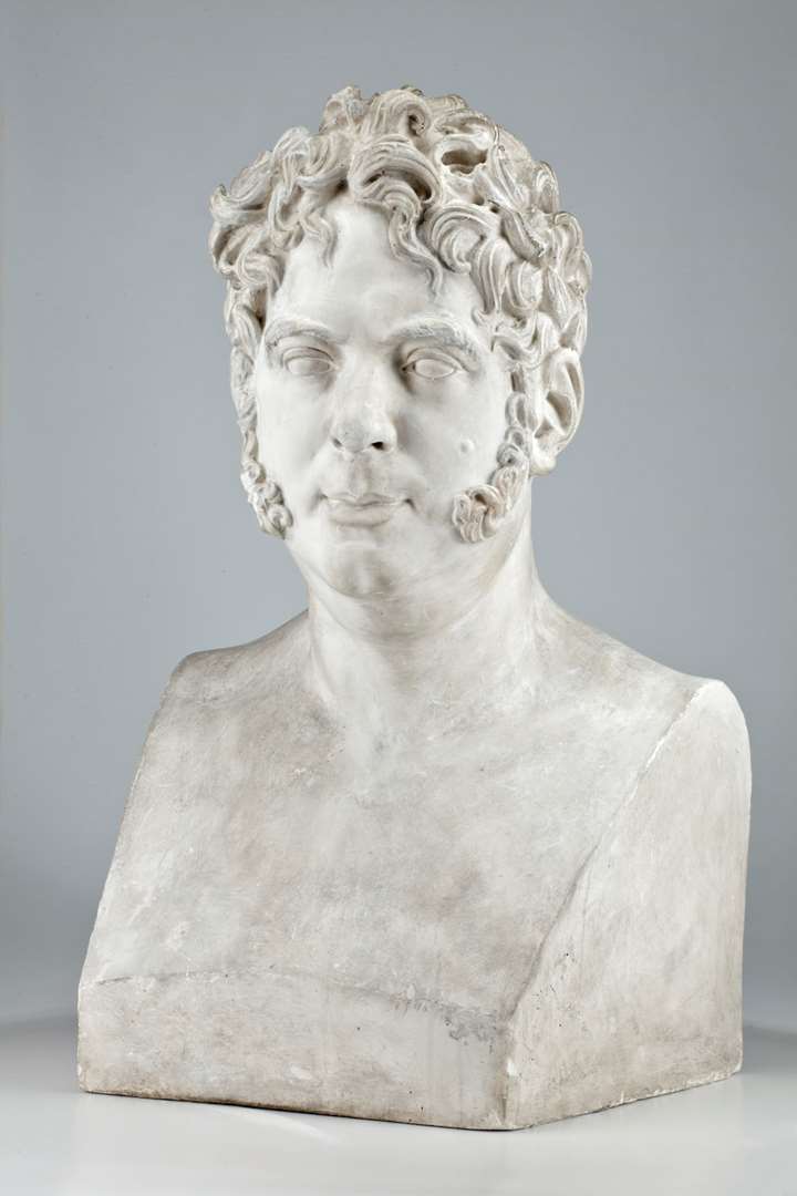 A plaster bust of General Cambronne